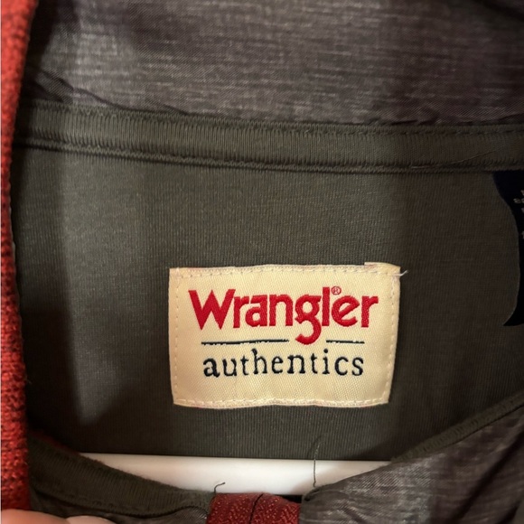 Mens size XL wrangler brand half zip fleece jacket, #F720 - Picture 3 of 5